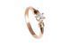 Red Gold Ring with Diamond